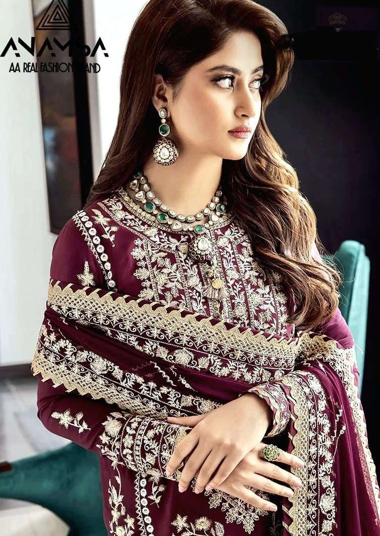 D No -271 Semi Stitched Anamsa